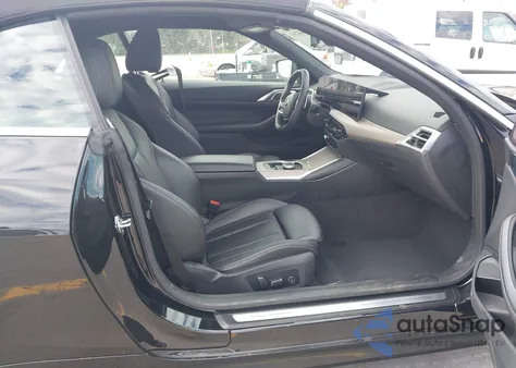 2025 BMW 430I из США, поврежденный, VIN WBA33DB04SCS92016